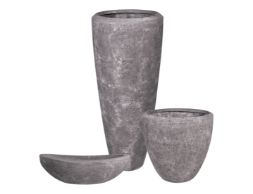 Light stone planter collection