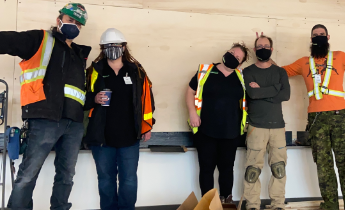 Our team at Off the Wall Greenscapes